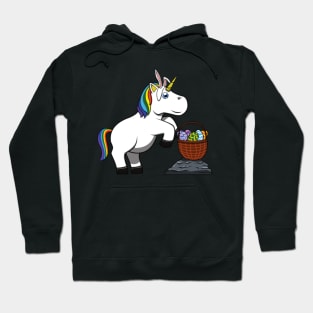 Easter Unicorn Girls Bunnicorn Rabbitcorn Gift- Hoodie